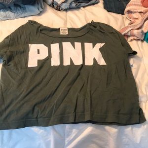 Pink crop top